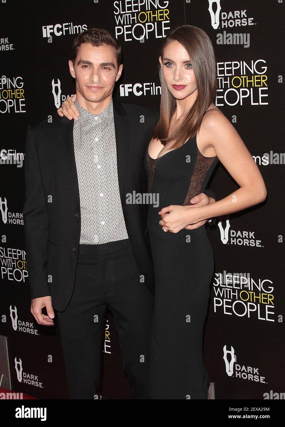 Alison Brie, Dave Franco attends The Los Angeles Premiere of "Sleeping with  Other People" held at the ArcLight Theaters in Los Angeles, CA on September  9th, 2015. (Photo by Adam Orchon) ***