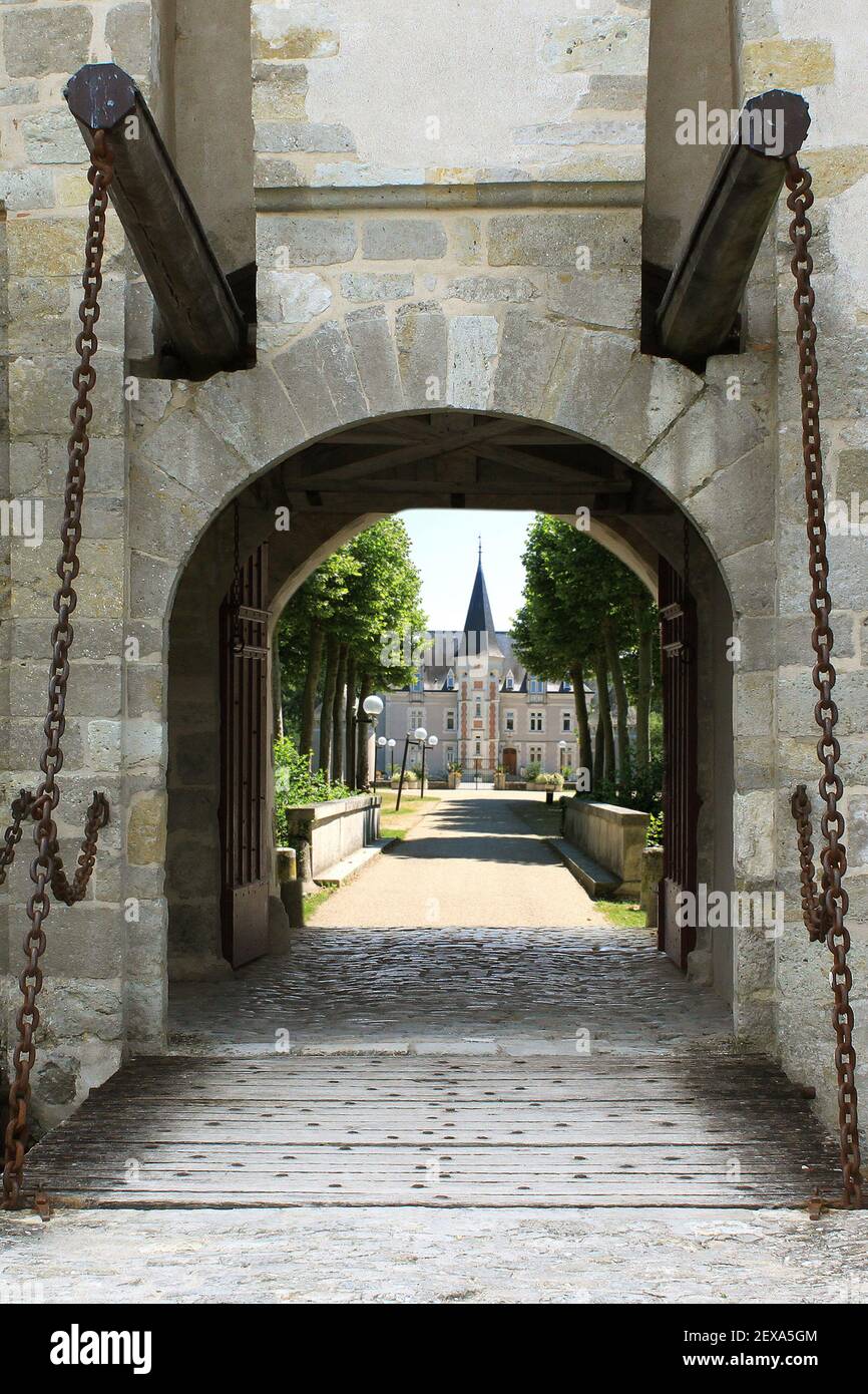 Bridge Castle Stock Photo