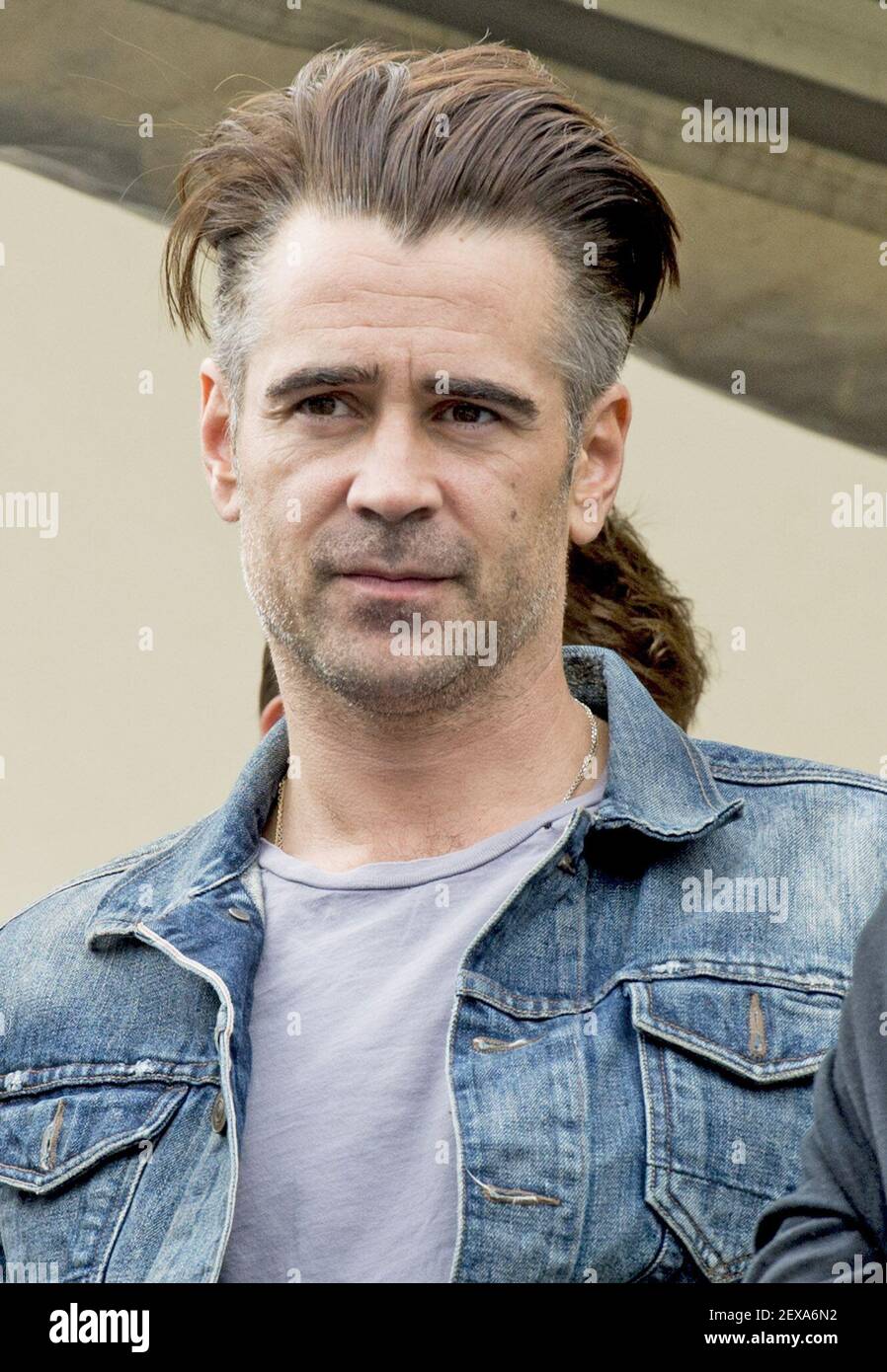 Irish actor colin farrell attends the world homeless soccer world cup