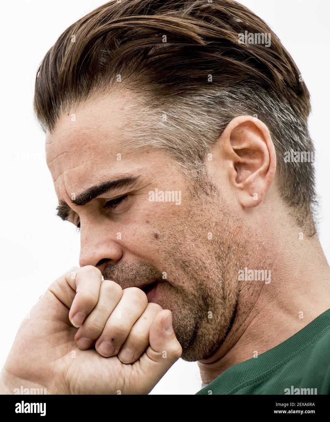 Irish actor colin farrell attends the world homeless soccer world cup