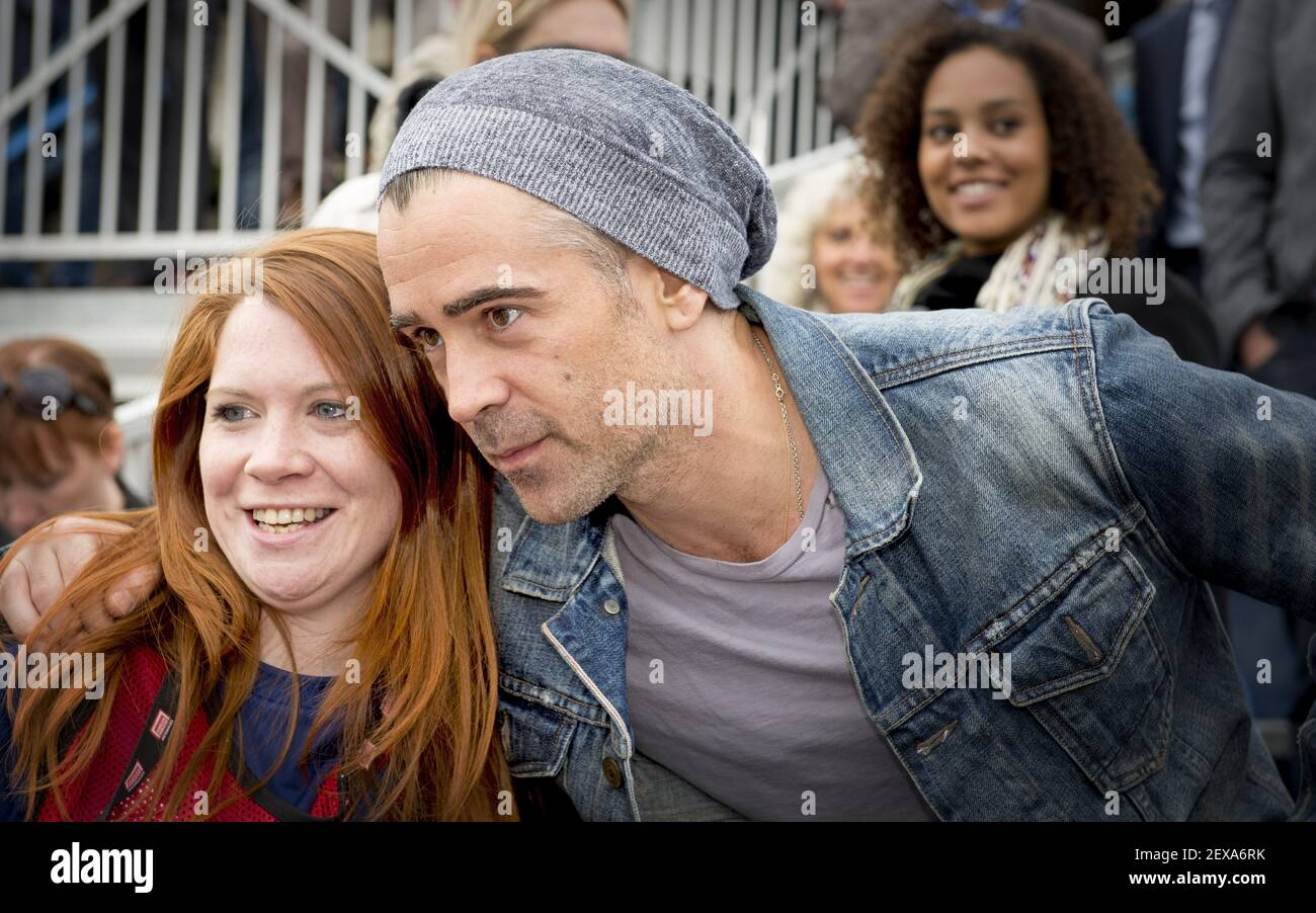 Irish actor colin farrell attends the world homeless soccer world cup