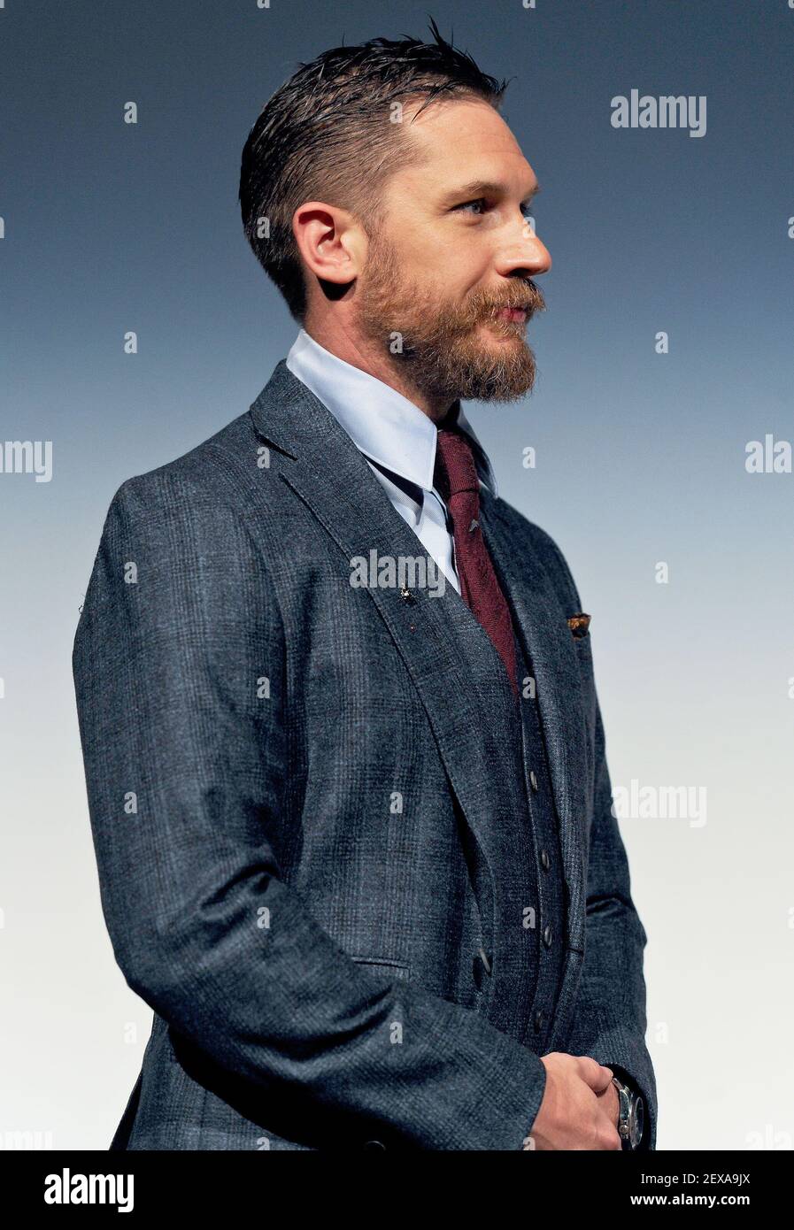 12 September 2015 - Toronto, Ontario, Canada - Tom Hardy. "Legend