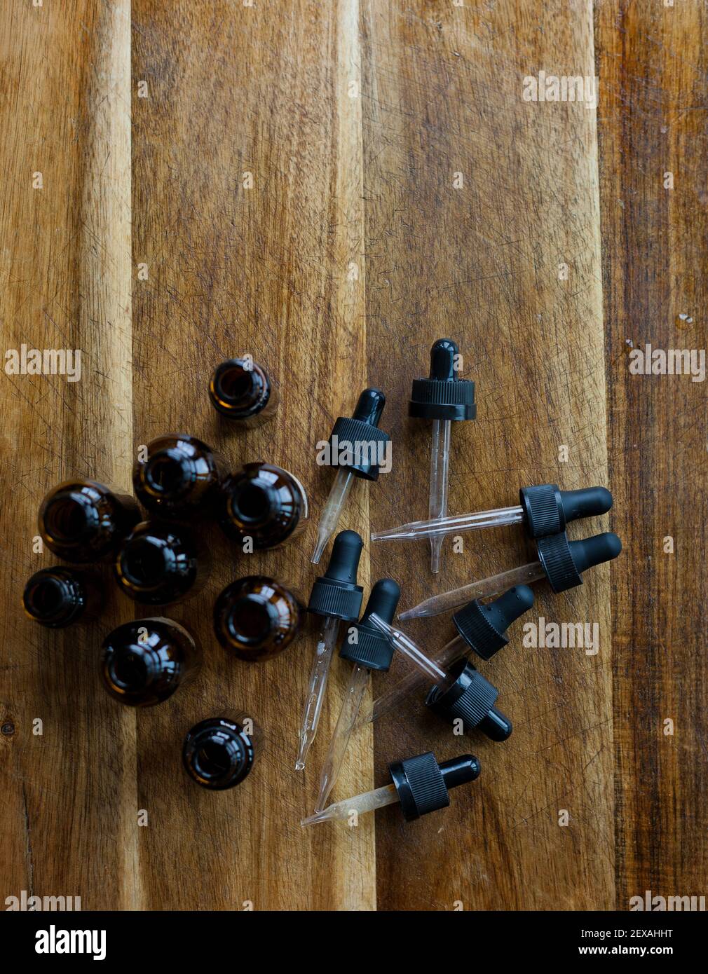 Realistic brown glass medicine and cosmetic bottles hi-res stock ...