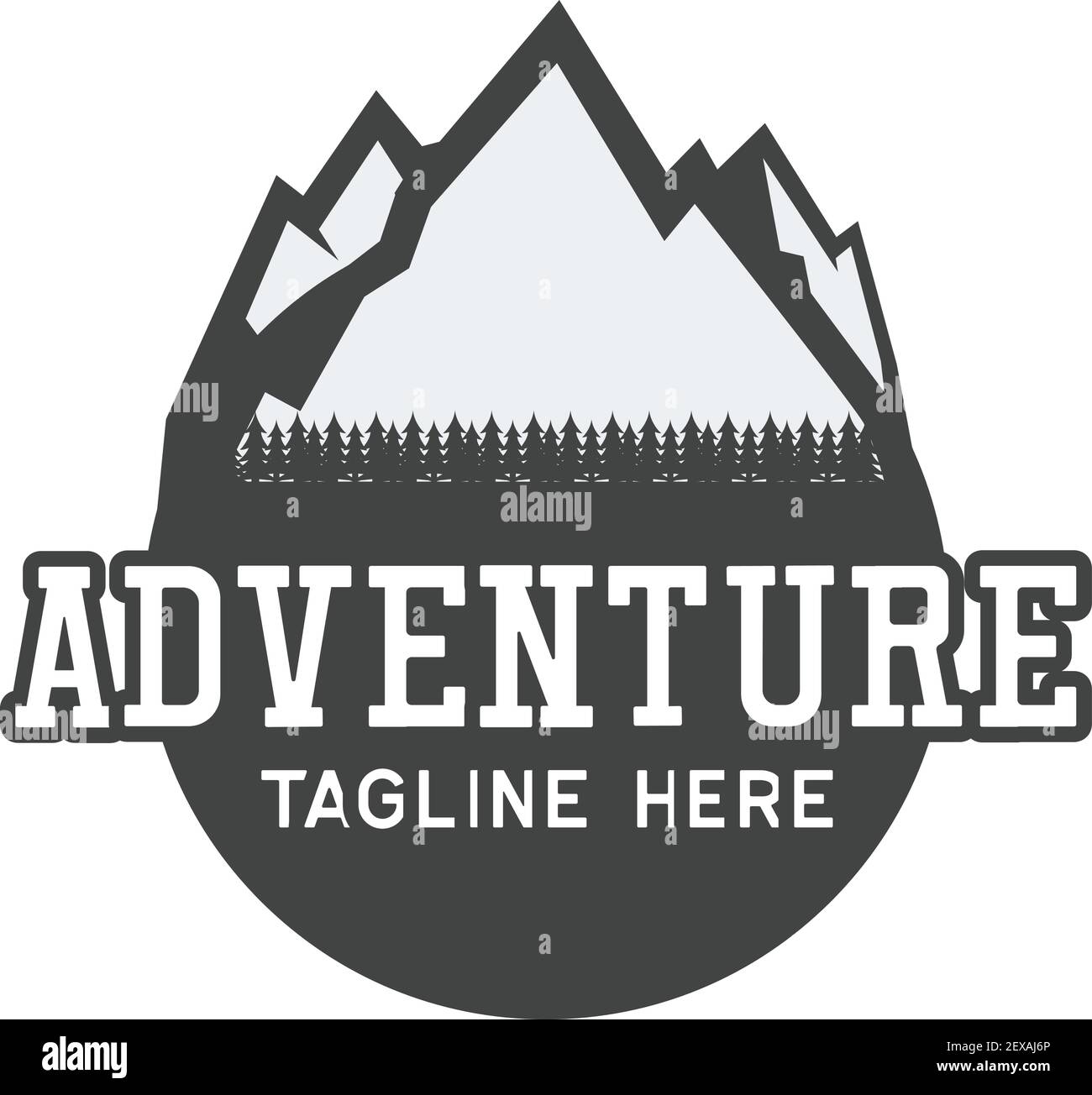 adventure logo with text space for your slogan / tag line isolated on ...