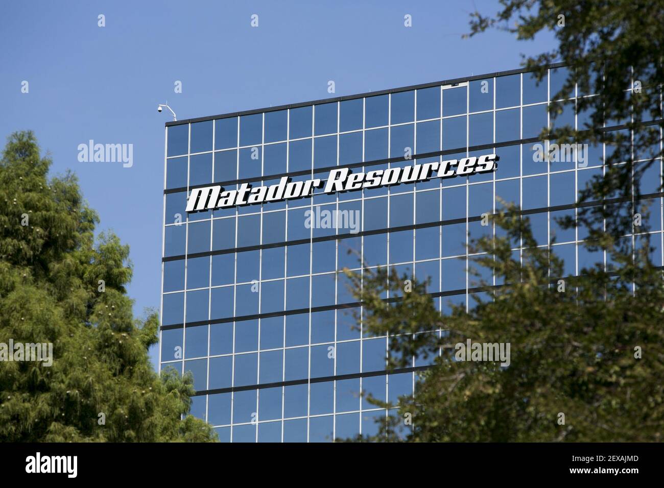 A logo sign outside of the headquarters of The Matador Resources
