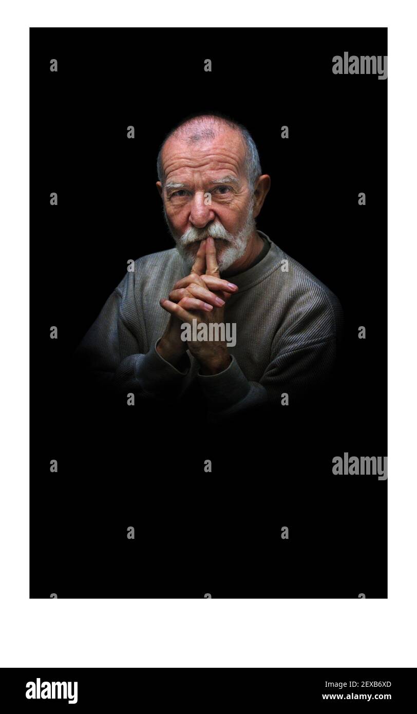 Athol Fugard......South African playwright in London.pic David Sandison 15/3/2002 Stock Photo