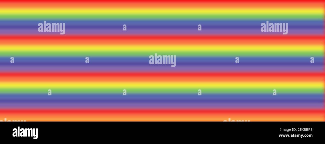 Seamless Rainbow web banner background Stock Photo