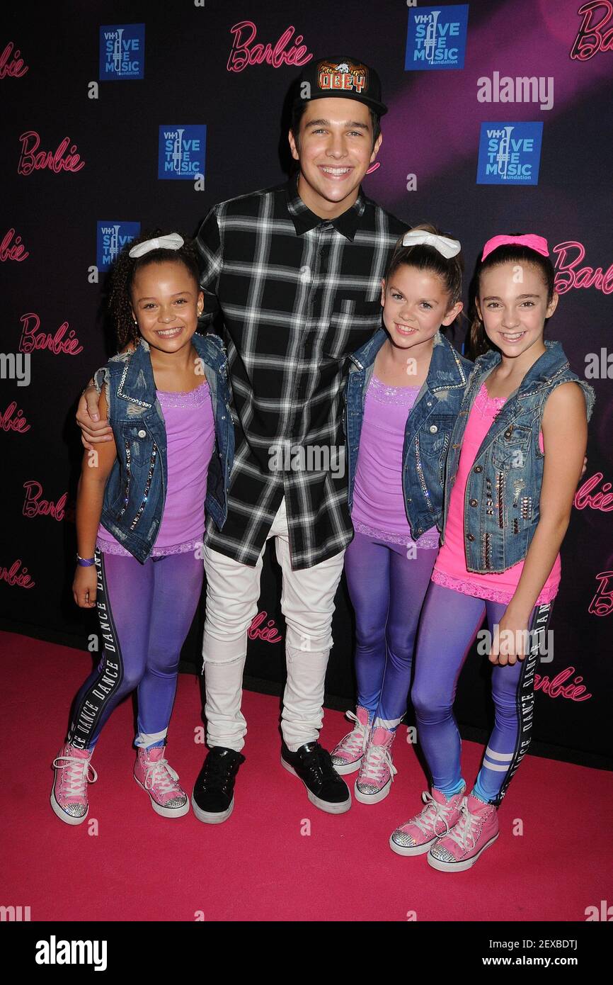26 September 2015 - Hollywood, California - Austin Mahone, Kaycee Rice.  Barbie Rock 'N Royals Concert Experience held