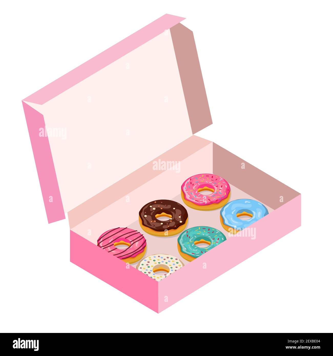 Set of colorful glazed donuts Stock Vector Image & Art - Alamy