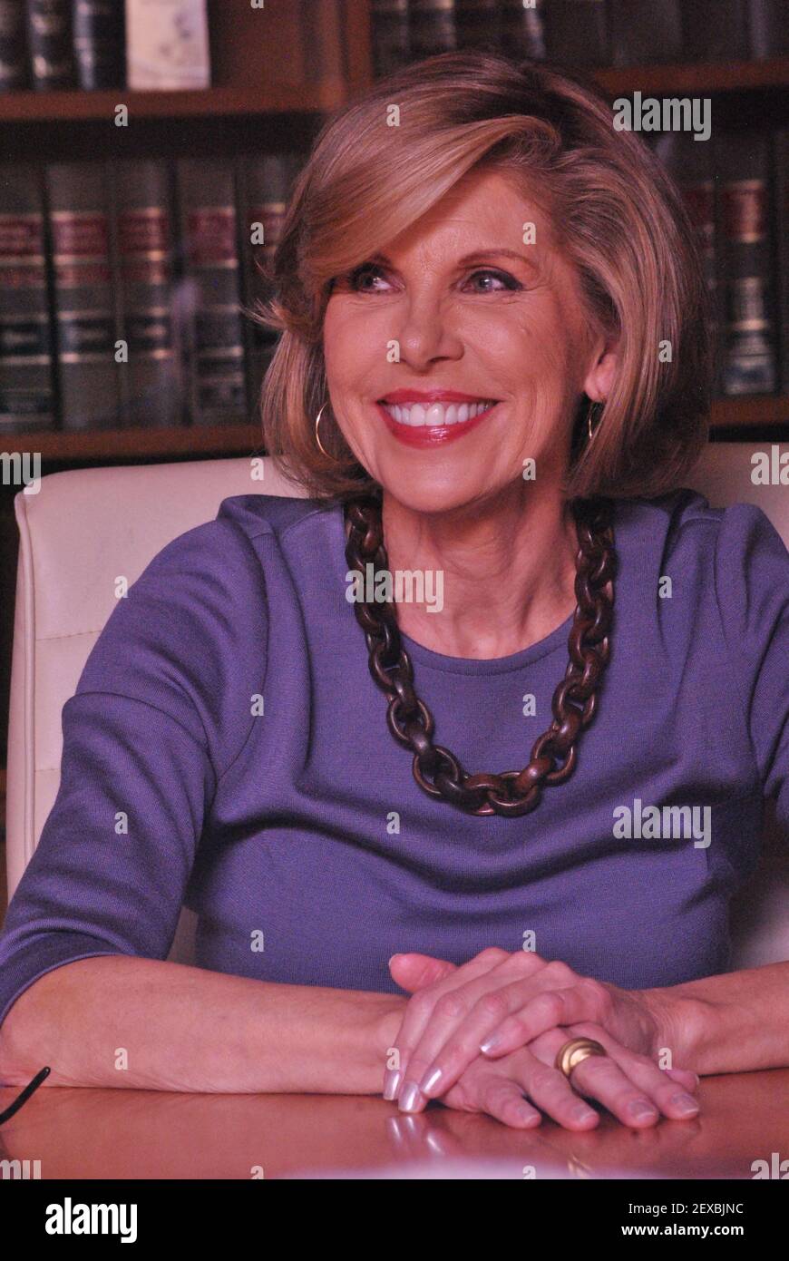 Christine Baranski at the Hollywood Foreign Press Association press  conference for 