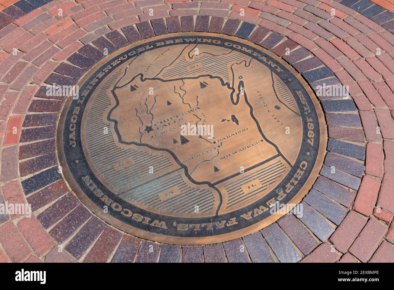 Map of chippewa falls hi res stock photography and images Alamy