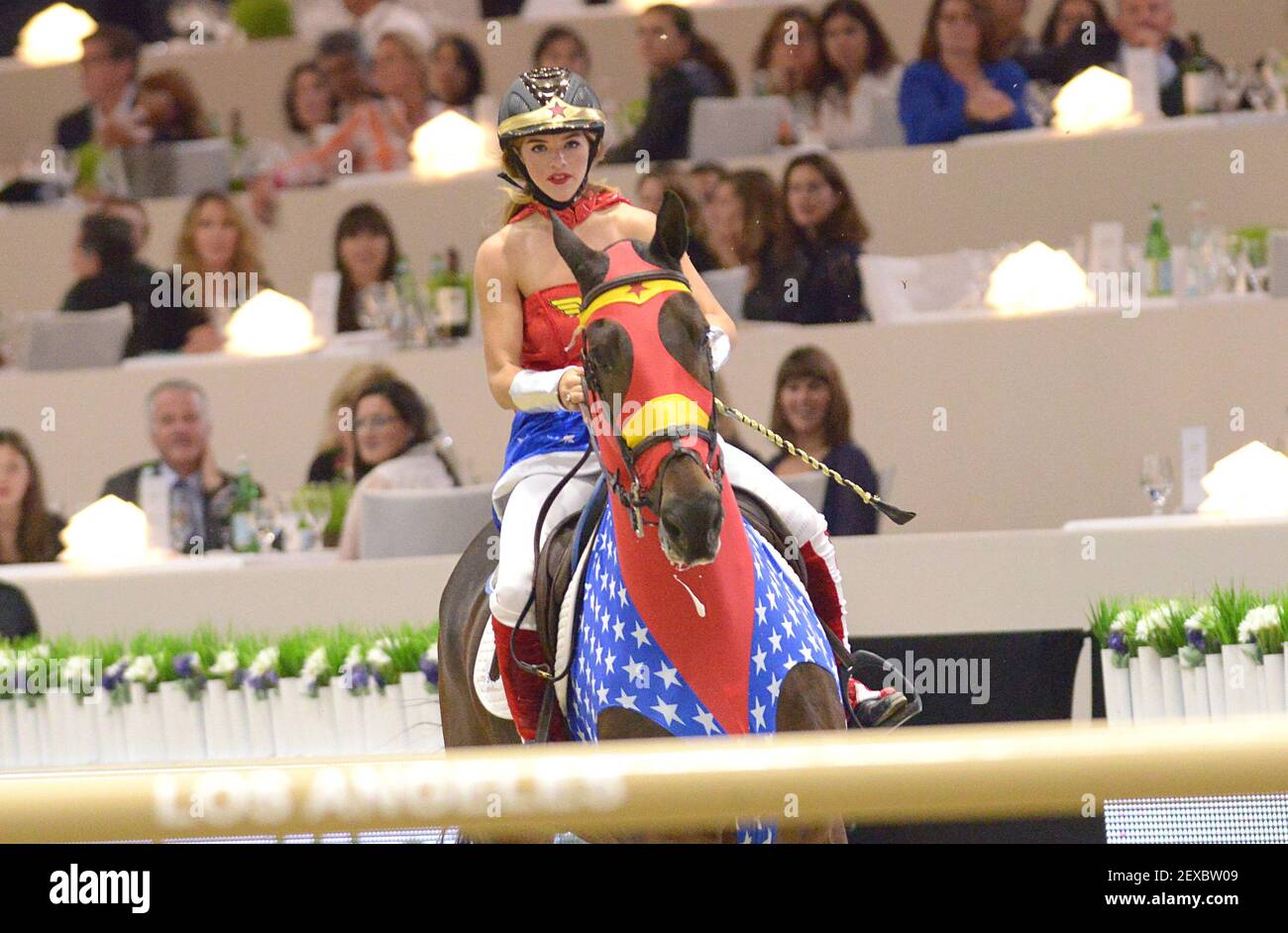 Mary Frances Looke attends The Longines Masters of Los Angeles at