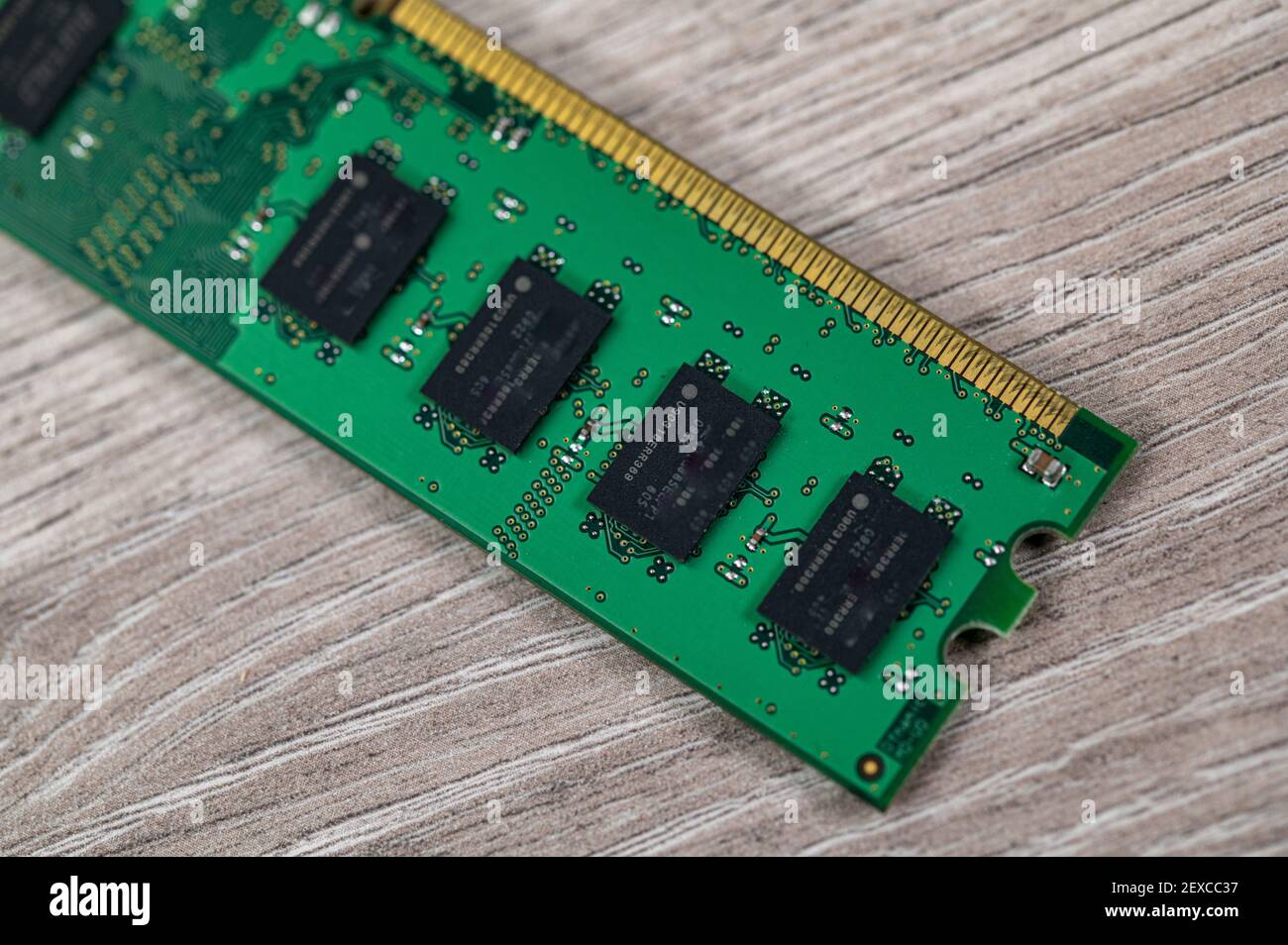 detail of a fixed computer ram Stock Photo