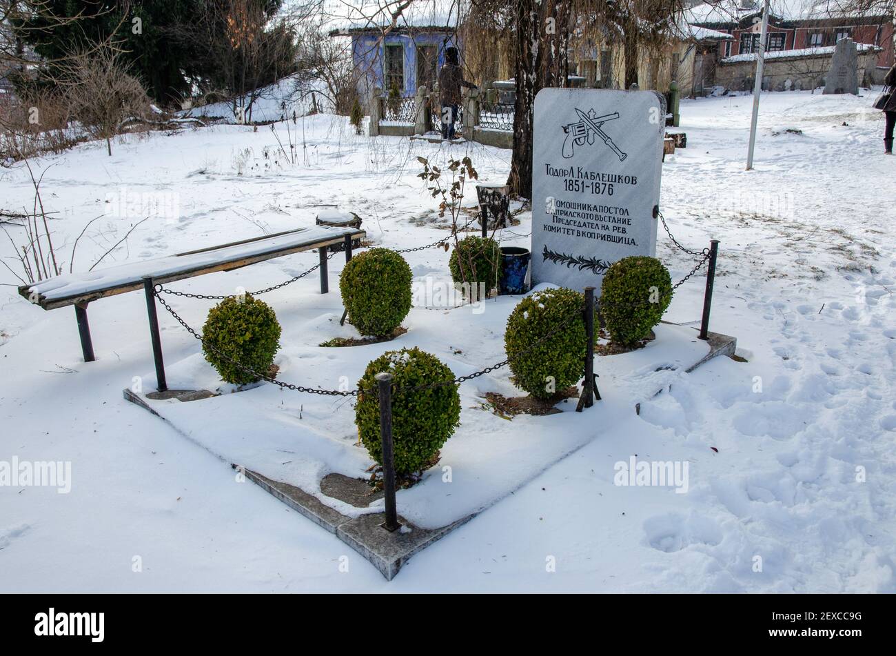 The Grave of Todor Kableshkov in the cemetery of the town of ...