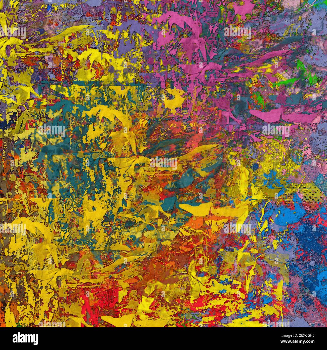 Watercolor, oil, grunge background Texture of strokes of colored paint