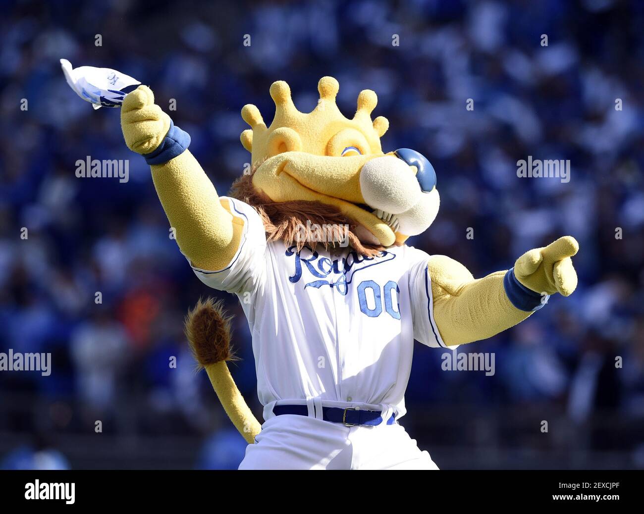 Join KC Royals mascot Sluggerrr for run onto baseball field