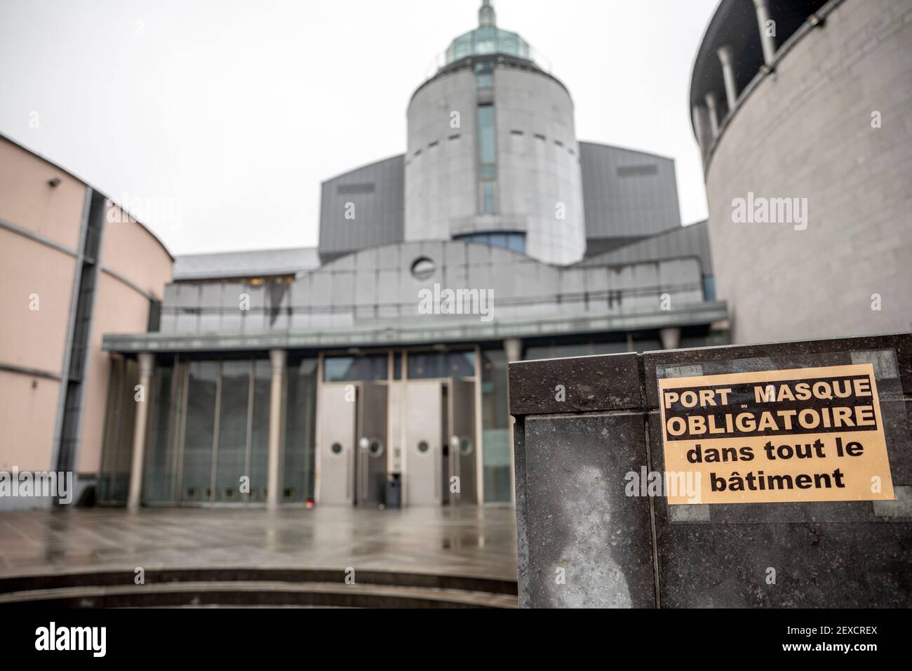 Illustration picture shows the Assizes Court of Hainaut Province