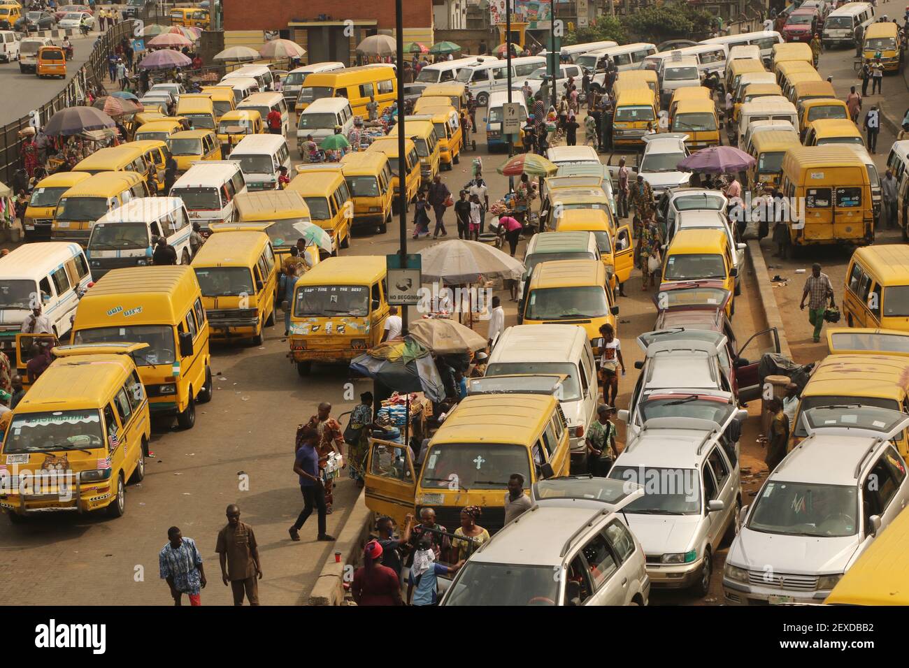 Lagos Motor Park, Nigeria Stock Photo Alamy