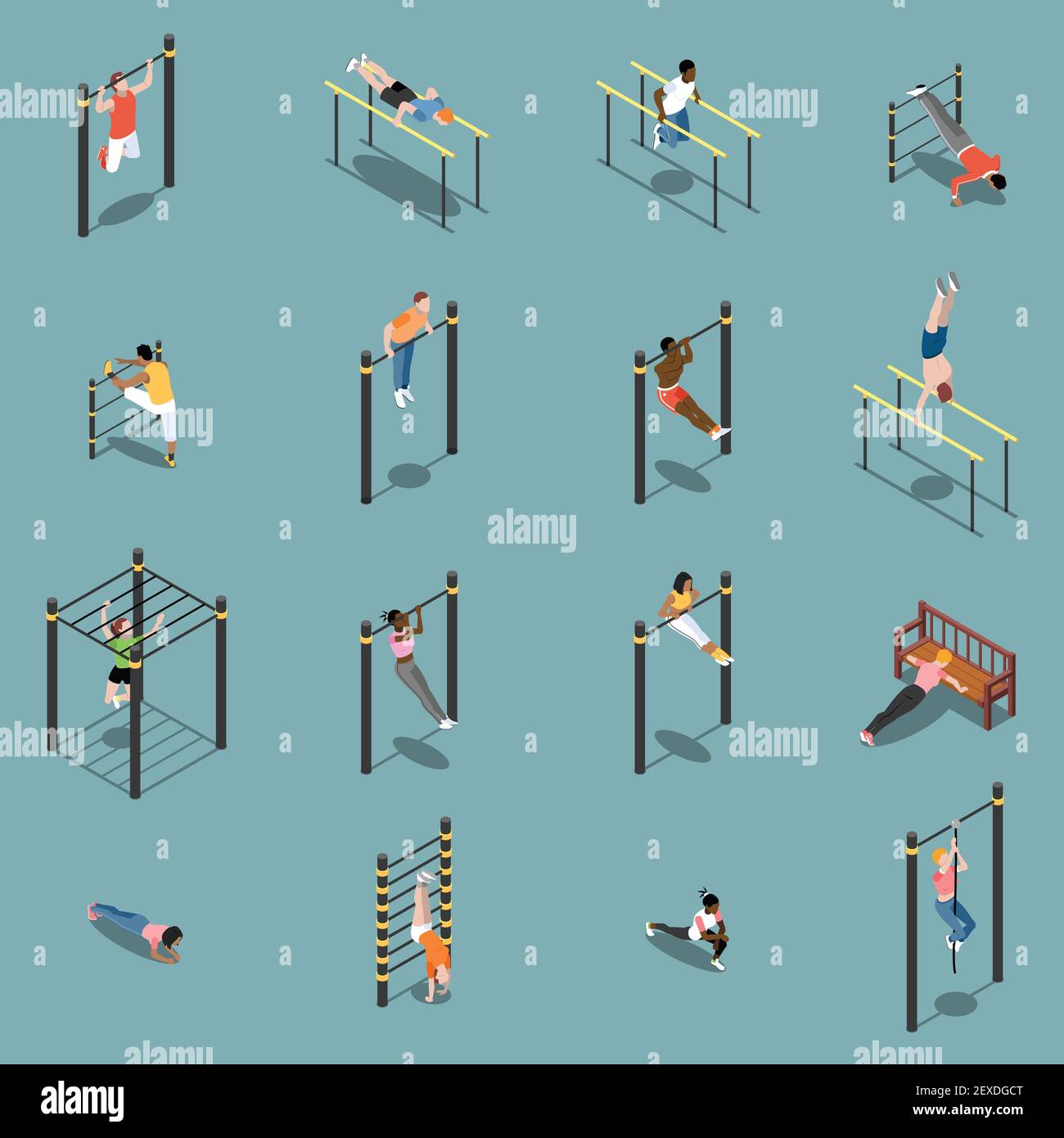 Isometric warm up exercises sales
