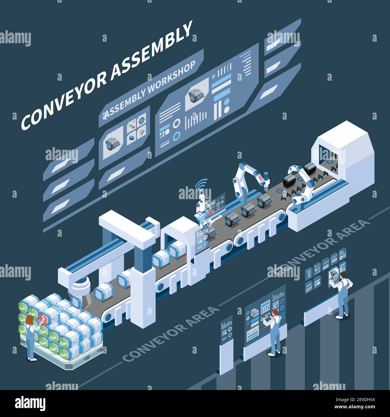 Control panel assembly Stock Vector Images Alamy