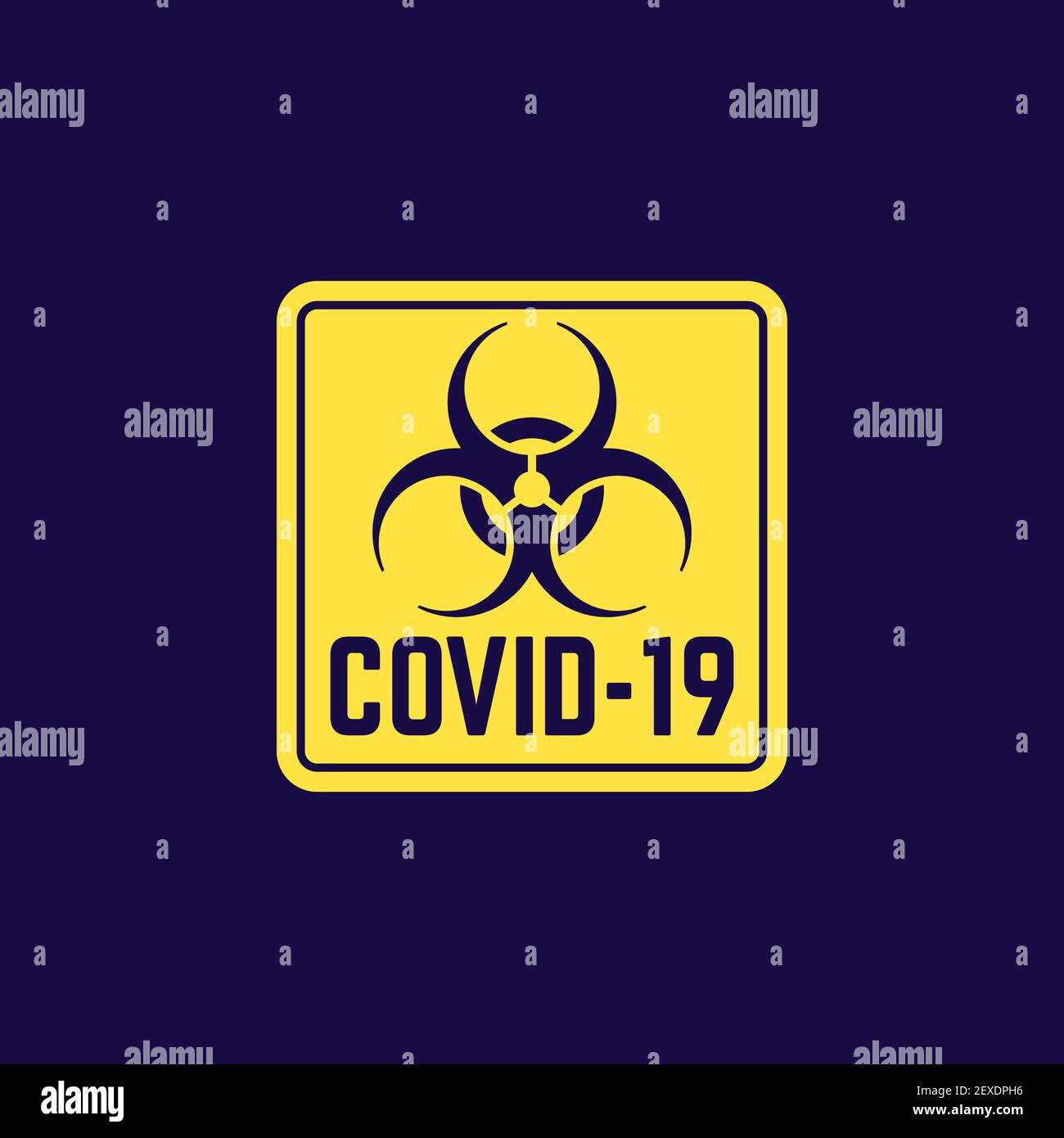 COVID19 virus, biohazard sign, vector Stock Vector Image & Art Alamy
