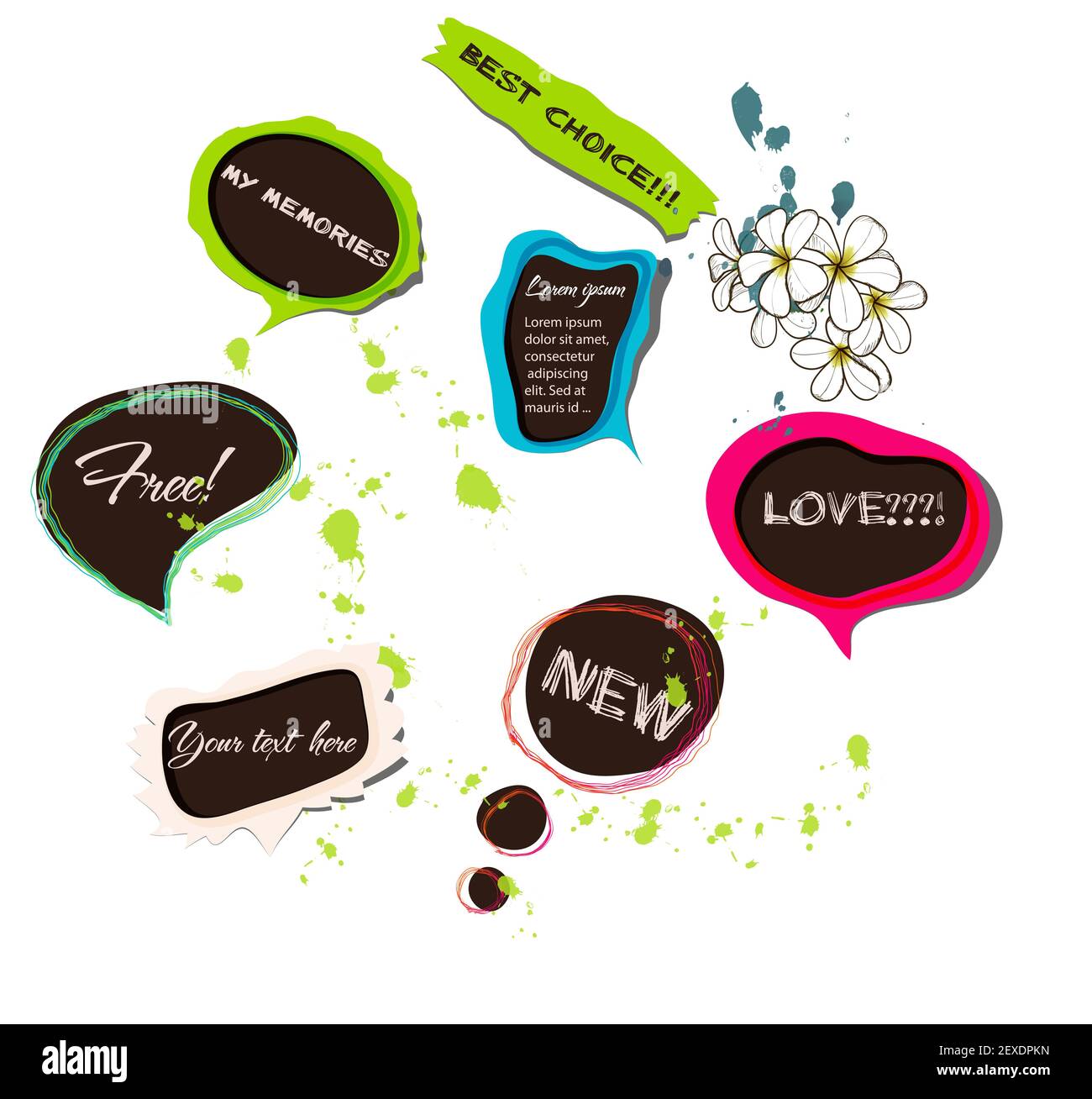 Funny speech bubbles hi-res stock photography and images - Alamy