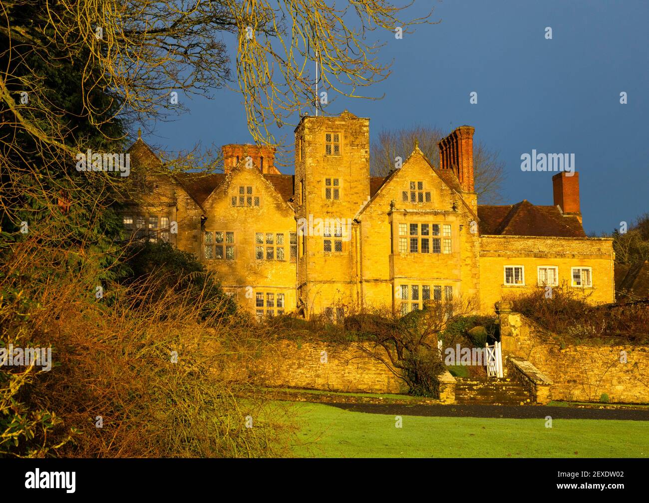 Shipton Hall, an Elizabethan manor house, near Much Wenlock, Shropshire