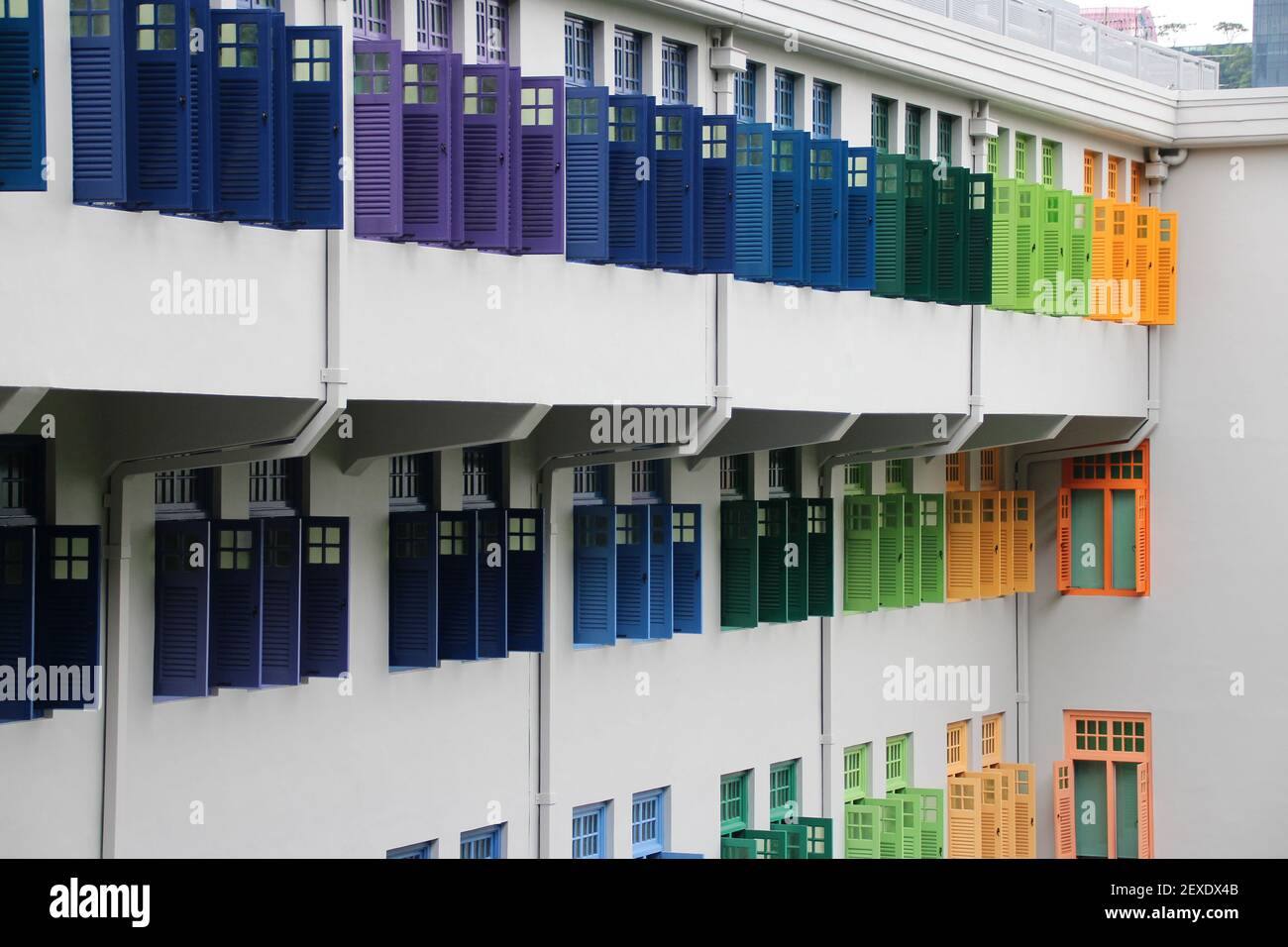 mica building in singapore Stock Photo