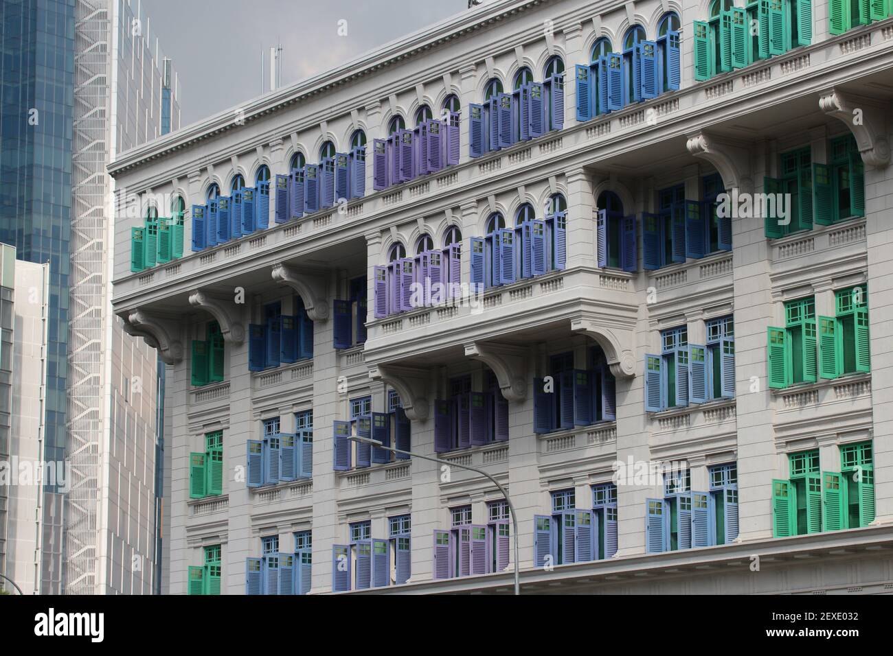 mica building in singapore Stock Photo