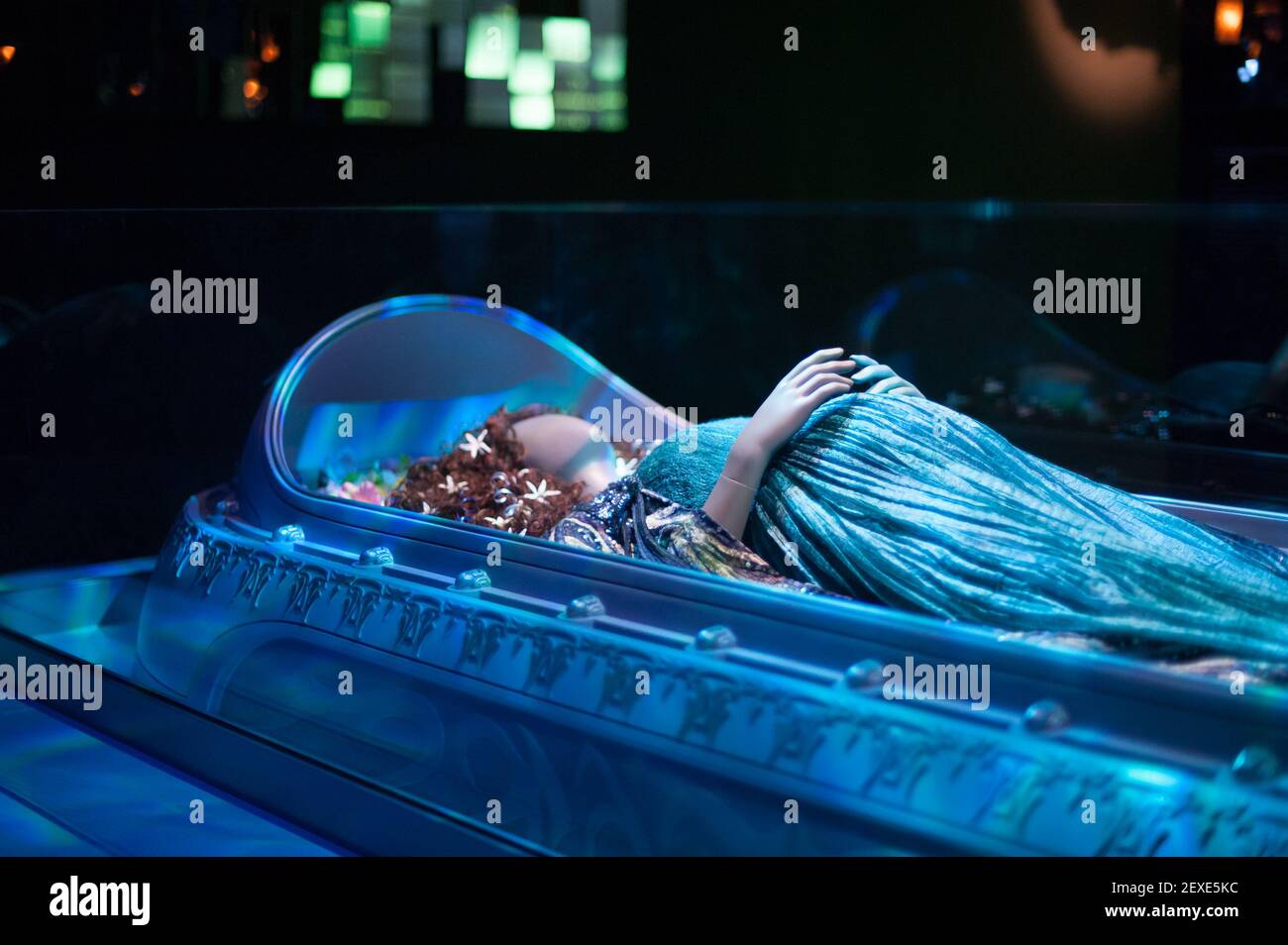 Padme Amidala Coffin and funeral dress from Revenge of the Sith. Star