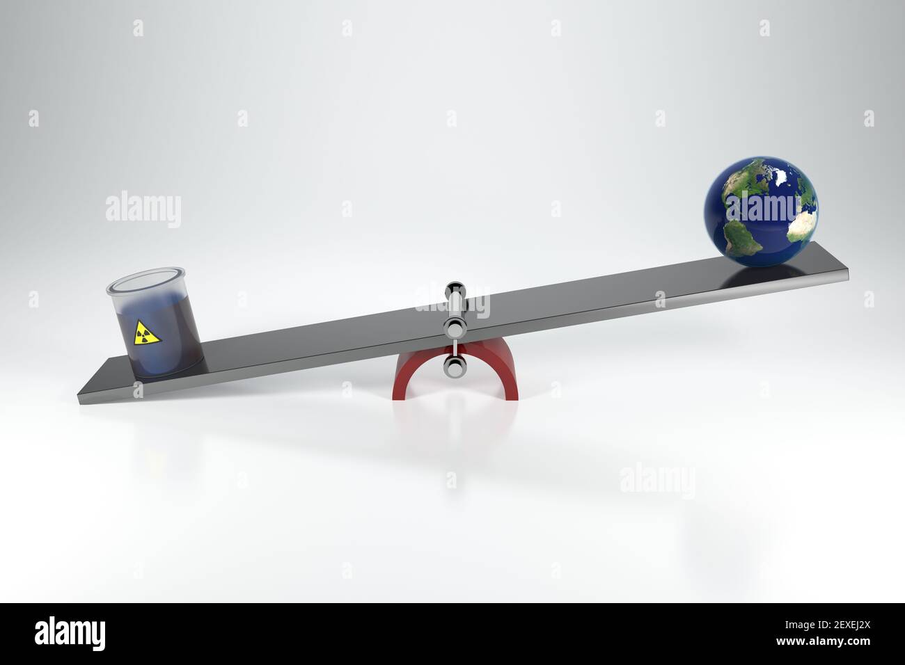 Weight Scale with Colored Balls Stock Photo Alamy