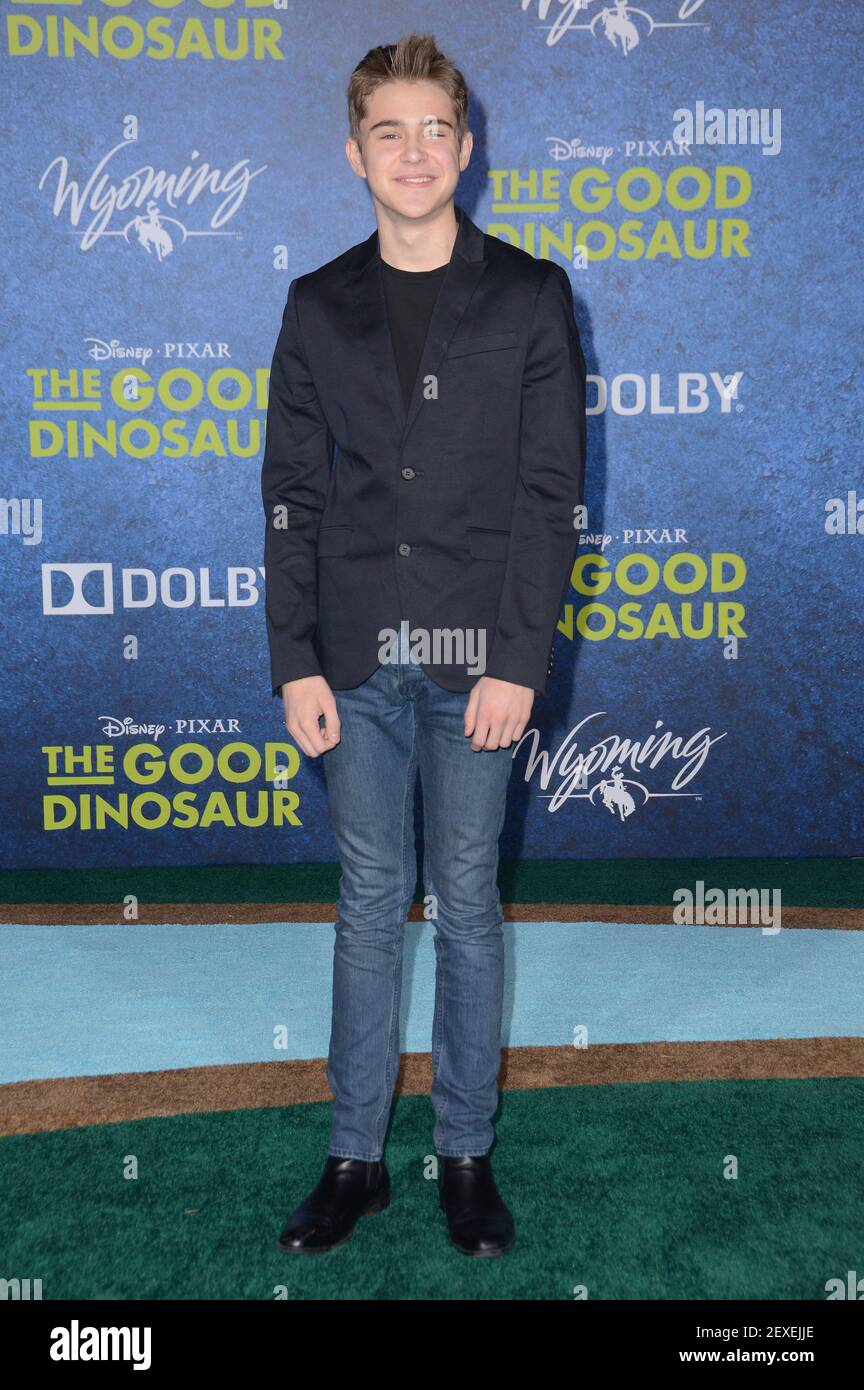 17 November - Hollywood, Ca - Gus Kamp. Arrivals for the Premiere of  Disney-Pixar's "The Good Dinosaur" held at The El Capitan Theater. Photo  Credit: Birdie Thompson/AdMedia *** Please Use Credit from
