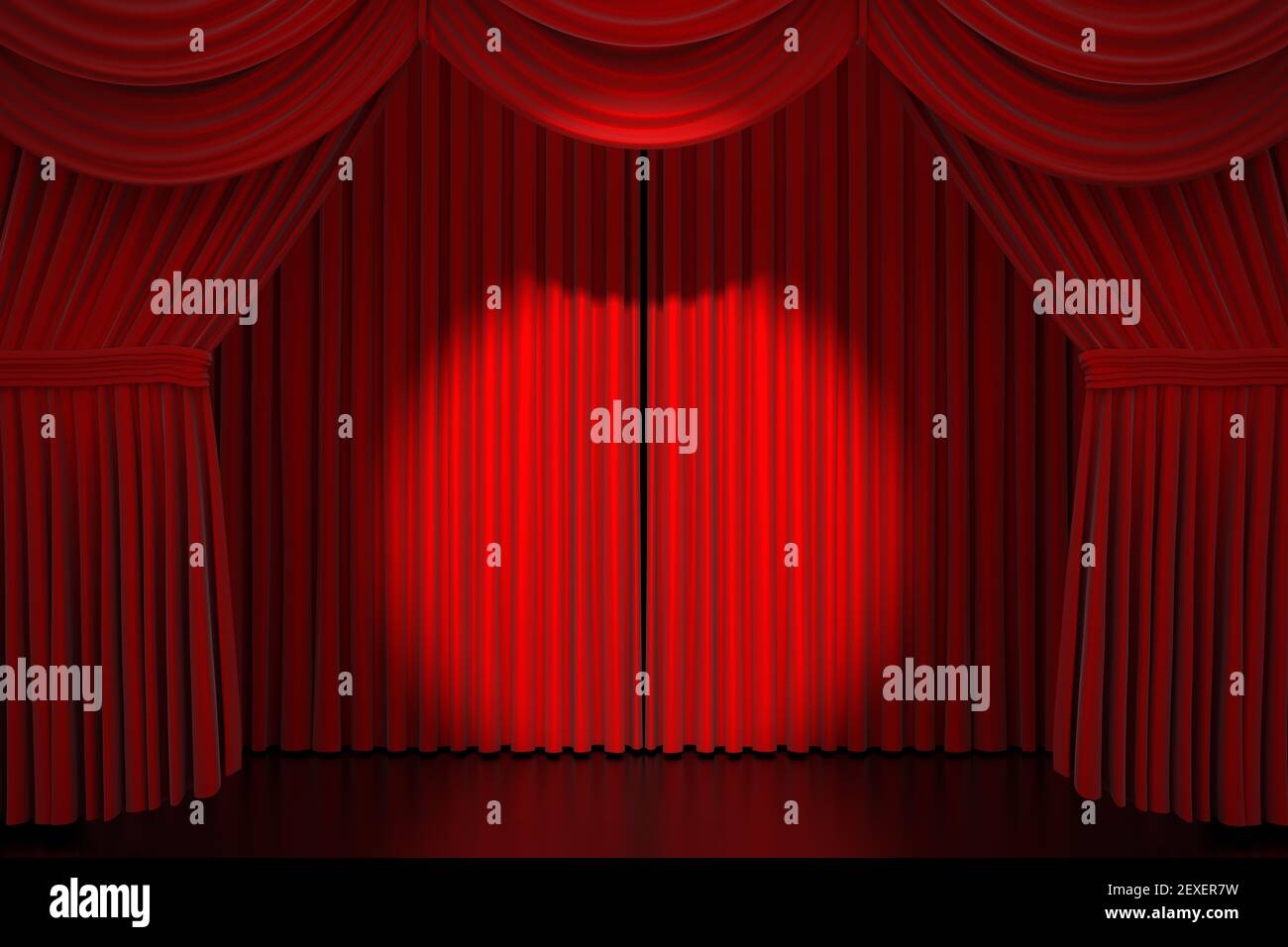 Red curtain stage spot light hires stock photography and images Alamy
