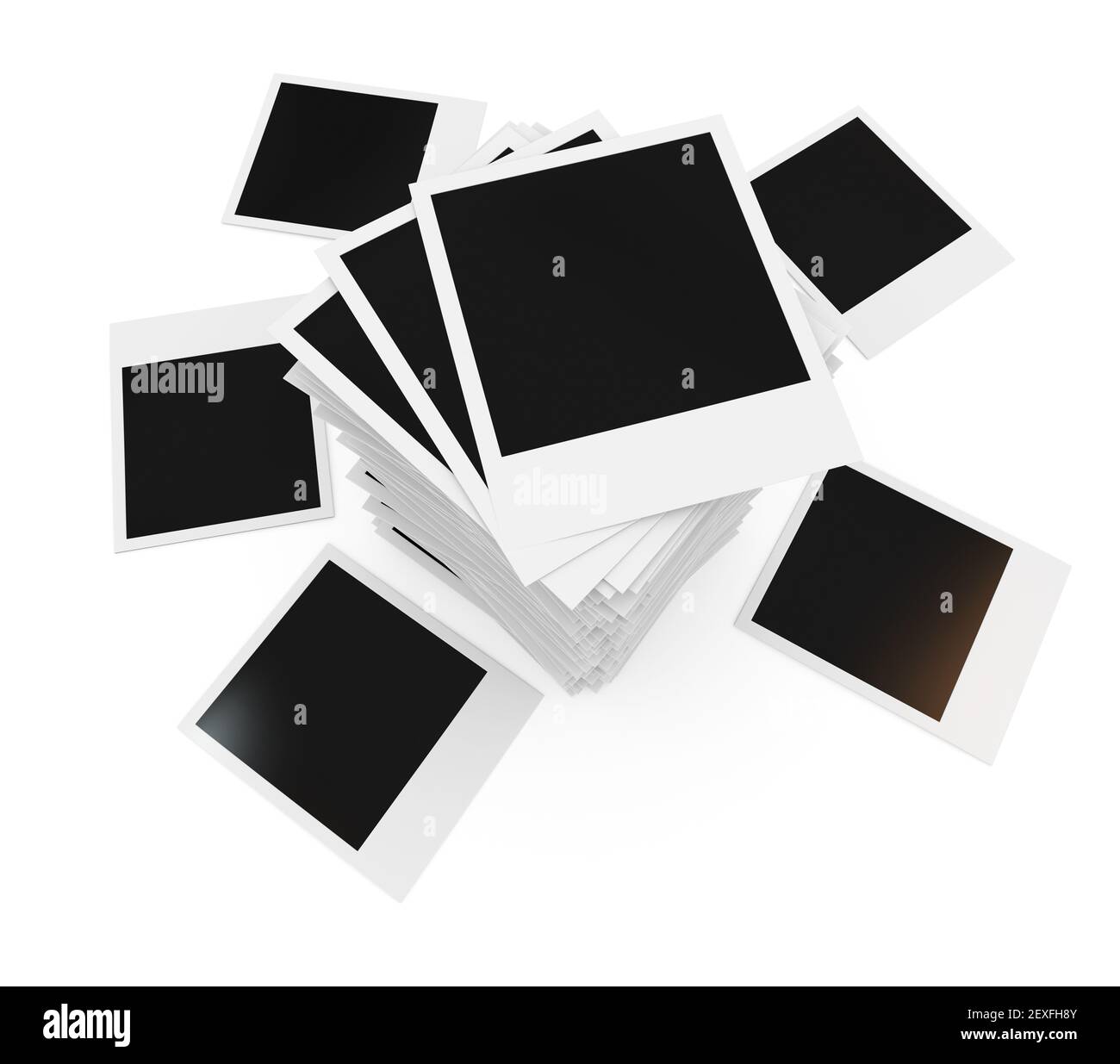 Stacked Photo Frames Stock Photo Alamy