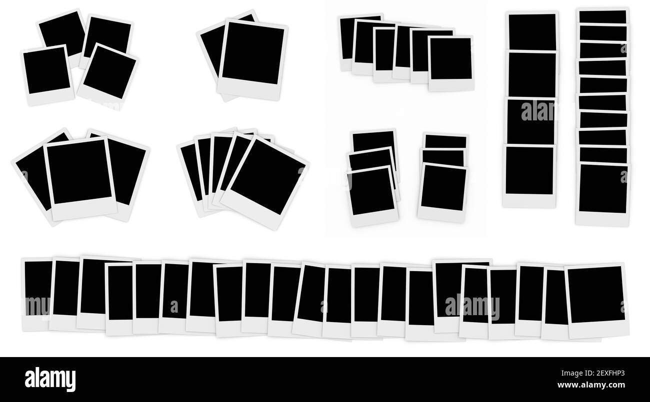 Multiple group of photo frames Stock Photo Alamy