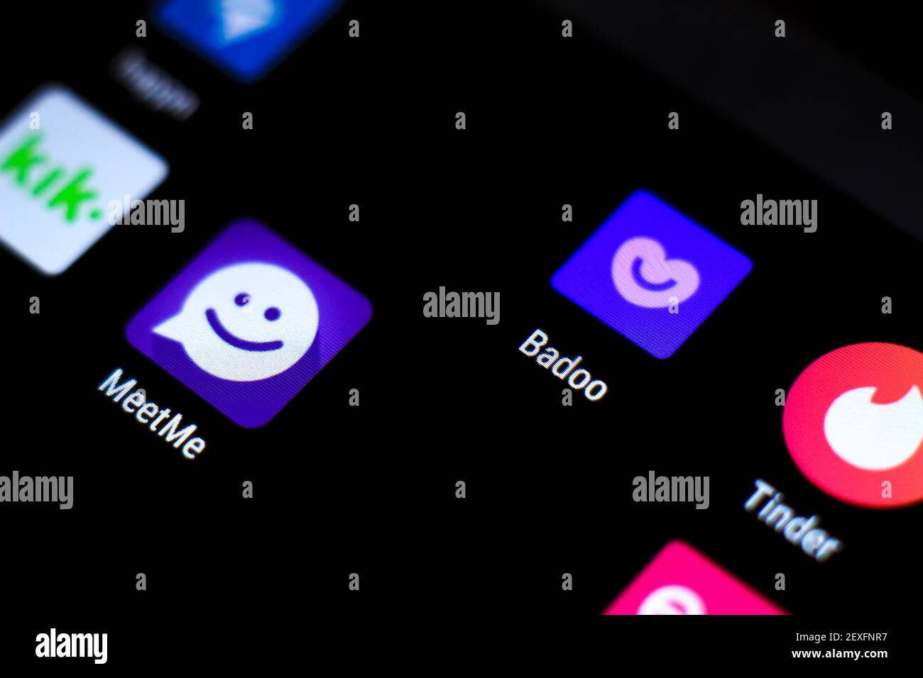 New Icons of Popular Social Media Apps Such As: Facebook, Find My Friends,  Badoo Dating, Skype, Telegram, Instagram, TextMe and Editorial Stock Photo  - Image of dating, brand: 170199103