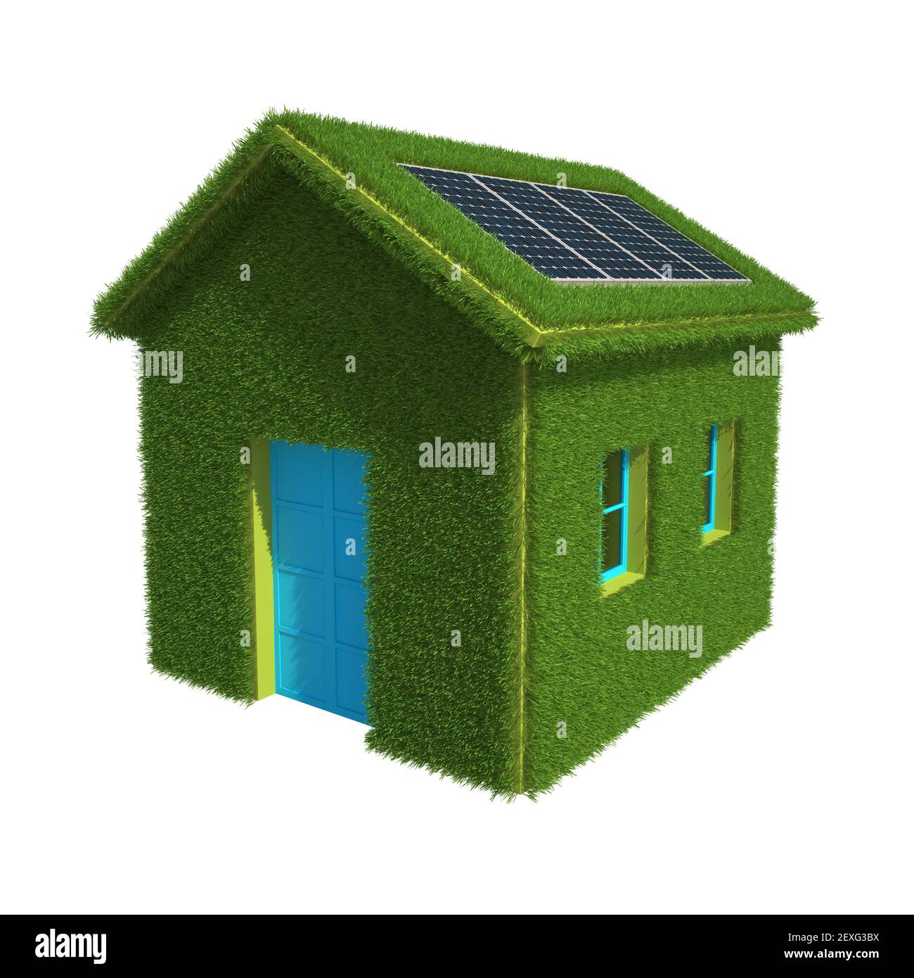 Ecological House Stock Photo
