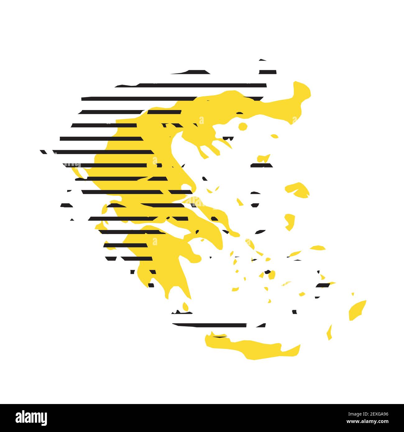 Greece country silhouette Stock Vector Image & Art Alamy