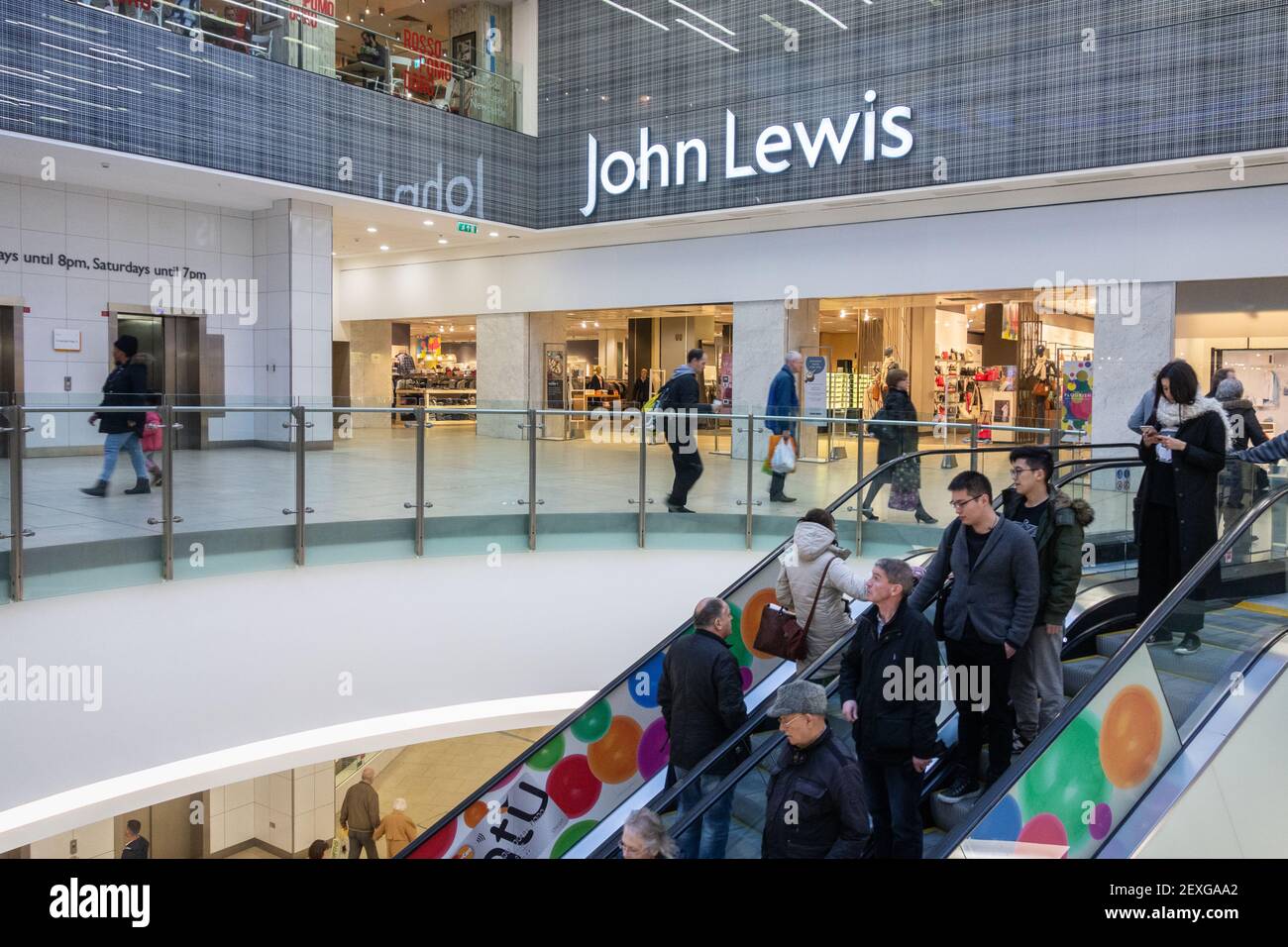 John Lewis store, Eldon square shopping centre, Newcastle upon Tyne