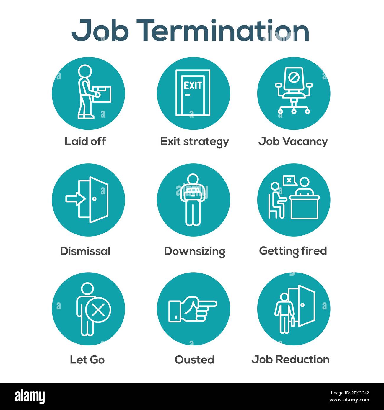 Redundancy unemployment Stock Vector Images Alamy