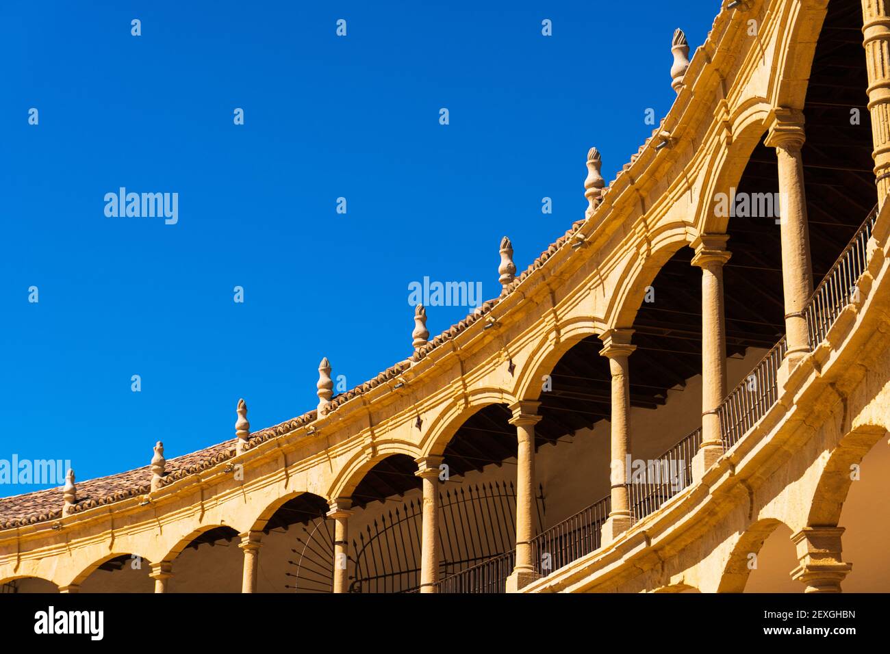 A low angle shot of the