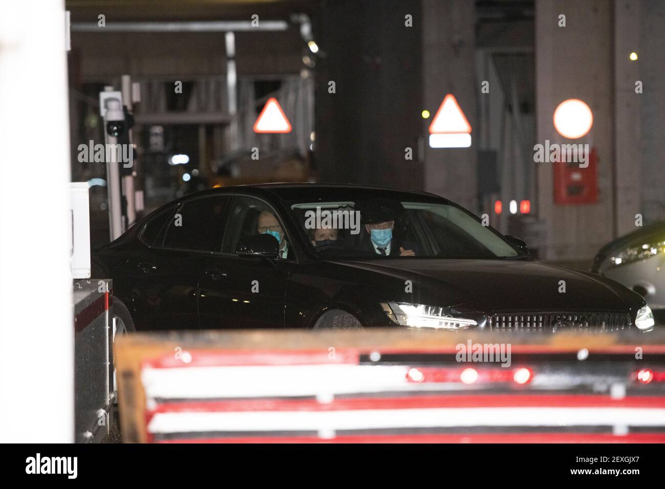 Edinburgh, Scotland, UK. 3 March 2021. Pictured: Nicola Sturgeon, First Minister of Scotland and Leader of the Scottish National Party (SNP) seen leaving Parliament after giving evidence to the Committee of the Scottish Government Handling of Harassment Complaints. Nicola Sturgeon is fighting for her political career today as Former First Minister, Alex Salmond gave evidence on Friday last week claiming she had broken the ministerial code. Credit: Colin Fisher/Alamy Live News. Stock Photo