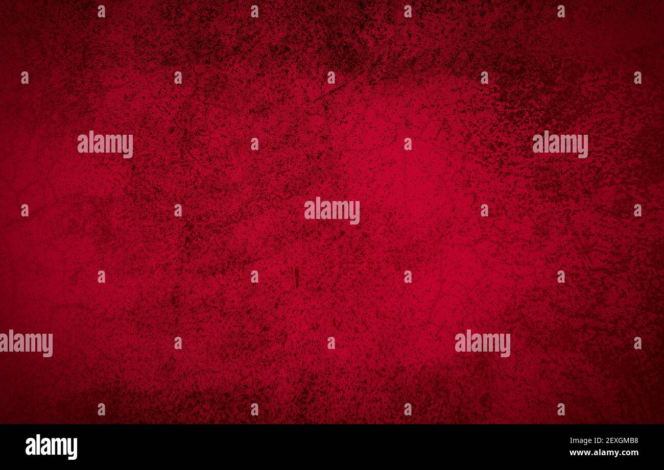 Abstract red wall background texture of an old cement wall Stock Photo