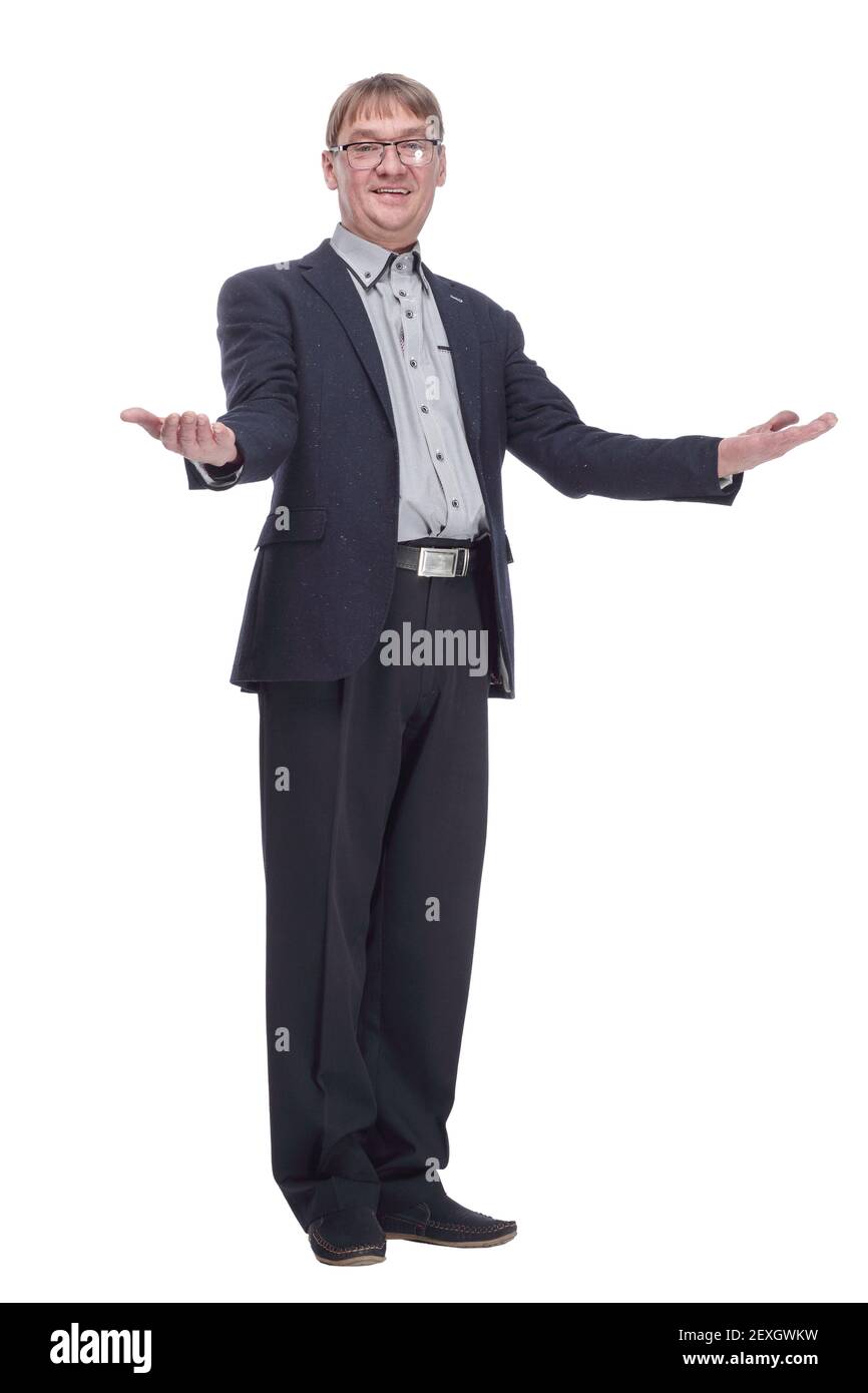 Pensioner man suit Cut Out Stock Images & Pictures - Alamy