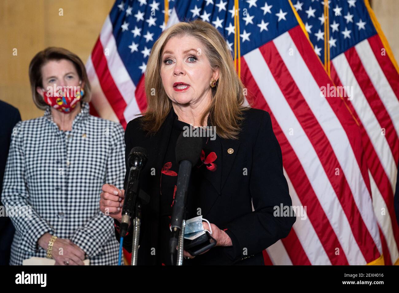U S Senator Marsha Blackburn R TN Speaks At A Press Conference About Us Senator Marsha Blackburn R Tn Speaks At A Press Conference About The Reopening Of Schools 2EXH016