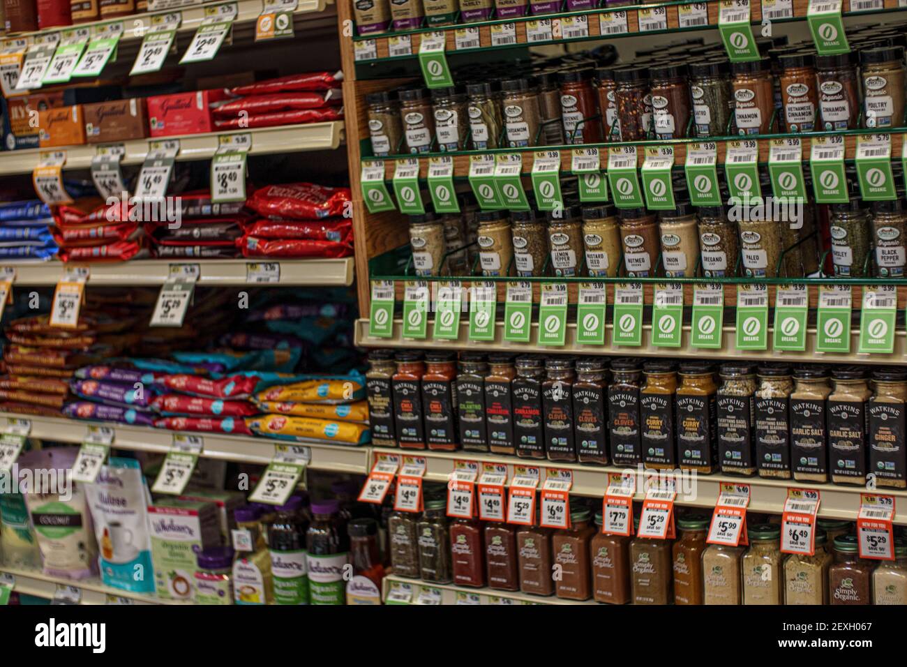 Augusta, Ga USA 03 04 21 Sprouts retail grocery store supermarket