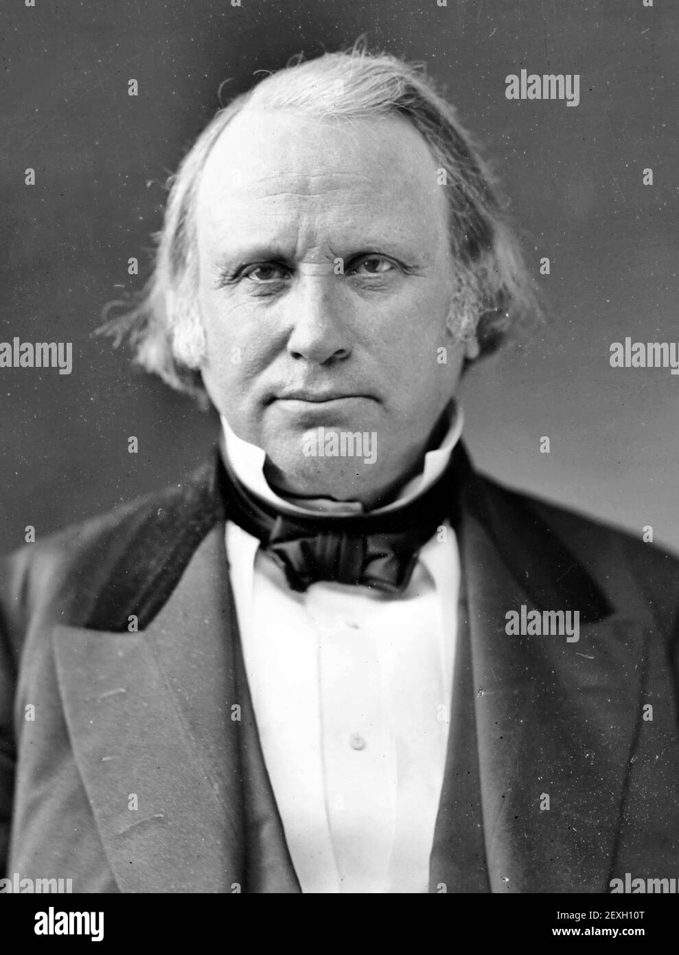 Henry Wilson, born Jeremiah Jones Colbath; February 16, 1812 – November 22, 1875 was the 18th vice president of the United States (1873–1875) and a senator from Massachusetts (1855–1873) Stock Photo