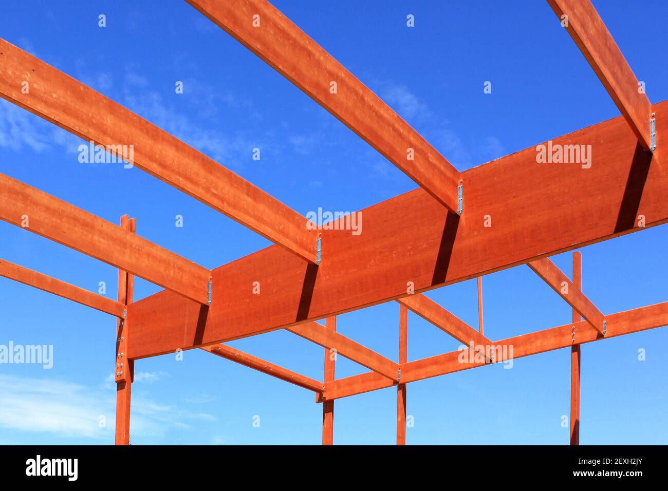 A wooden frame Stock Photo