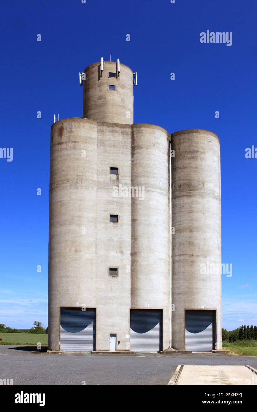 Storage silos Stock Photo
