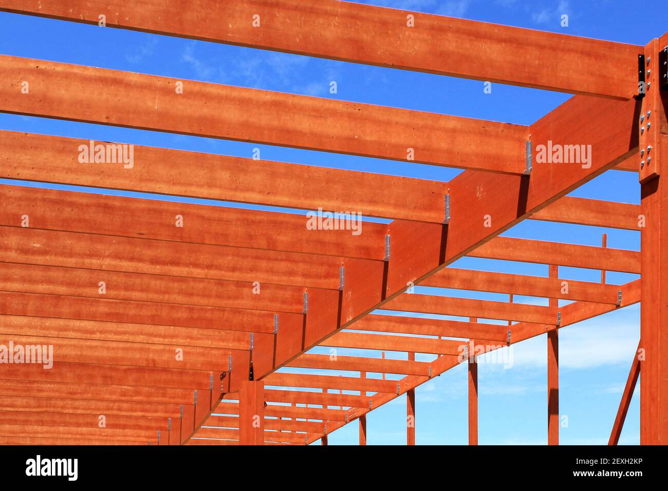A wooden frame Stock Photo